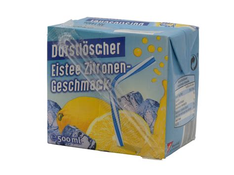 Durstlöscher Eistee Zitronen Pfirsich 0 5l Mobiler Dorfladen
