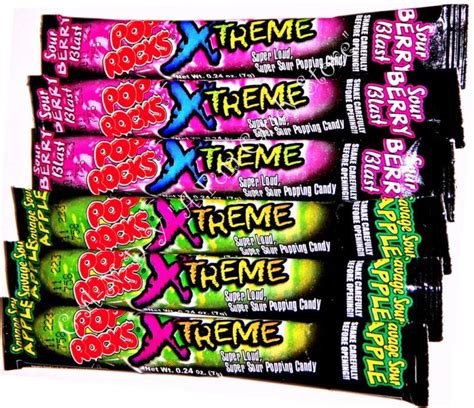 Pop Rocks Xtreme Sours And Loud Popping Candy Extreme Sour Candies