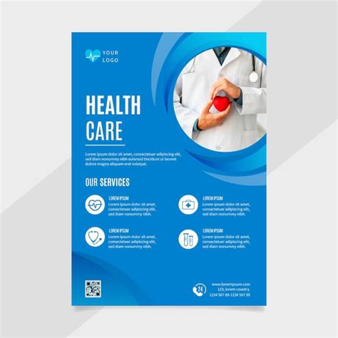 Free Vector A5 Flyer Template Style