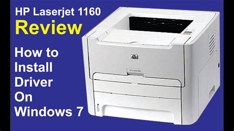 Hp Laserjet 1160 Printer Driver Installation And Review Youtube