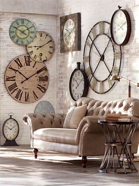 Ranging in style from vintage and industrial to modern and sophisticated, decorative wall clocks make for the perfect pieces of functional accent wall decor. Savvy Southern Style : Spring Forward and I Love Big Clocks