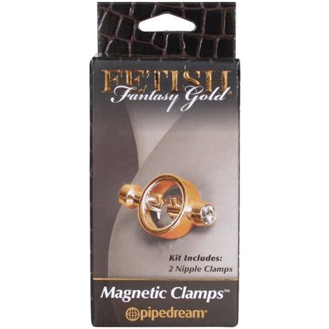 Fetish Fantasy Magnetic Nipple Clamps Gold Sex Toys At Adult Empire