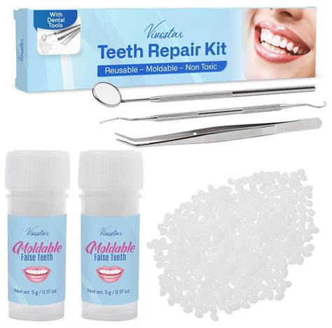 Teeth Repair Kit Temporary Teeth Replacement Kit Moldable False Teeth