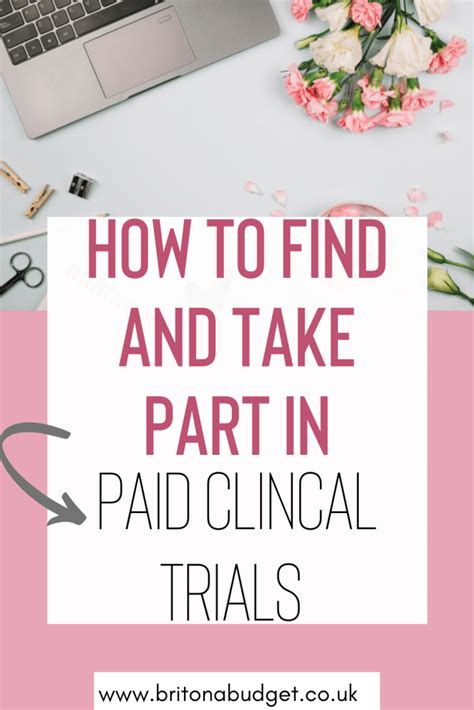 how to find and take part in paid clinical trials