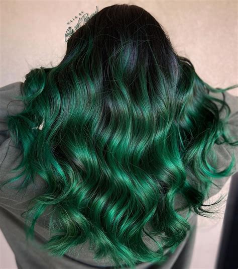 In the sixth through eighth pictures, mitch is wearing braids made from amazon 3x in 1b off black with jungle green tips. 30 Ideas of Black Hair with Highlights to Rock in 2020 ...