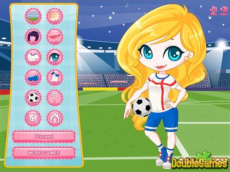 Girls Go Soccer Online Game