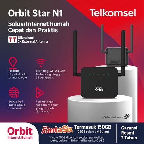 Jual Telkomsel Orbit Star N1 Modem Wifi 4g High Speed Bonus Data