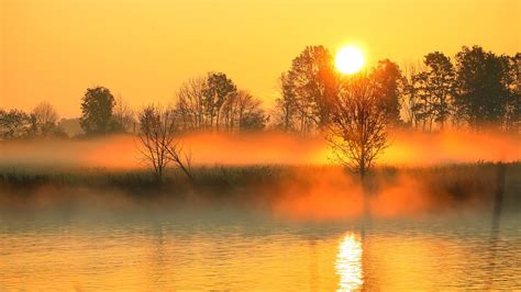 Lake Fog Sunrise Free Photo On Pixabay Pixabay
