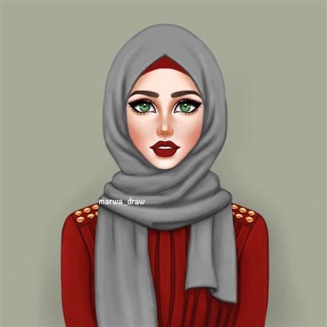 Hijab Drawing Sweet Creature Hijab Drawing Hijab Cartoon Sarra Art