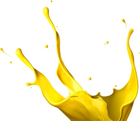 Yellow Paint Splash Png Clipart - Full Size Clipart (#5206109) - PinClipart