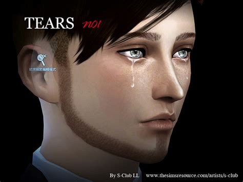 Tears 01 By S Club Ll At Tsr Sims 4 Updates