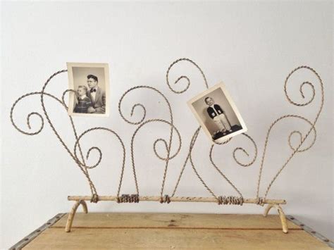 Wire Picture Holder Scroll Twisted Wire By Lillyqueenvintage 3800