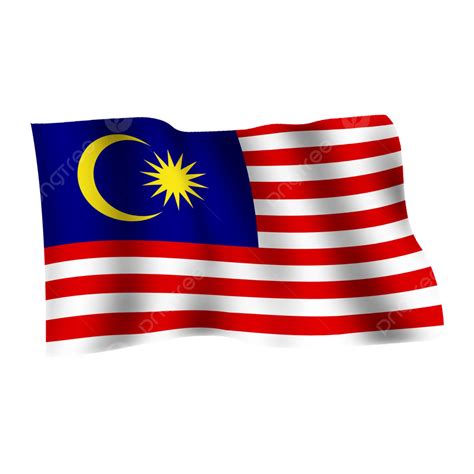 Malaysia Waving A Flag On Transparent Background Waving Flag Flag