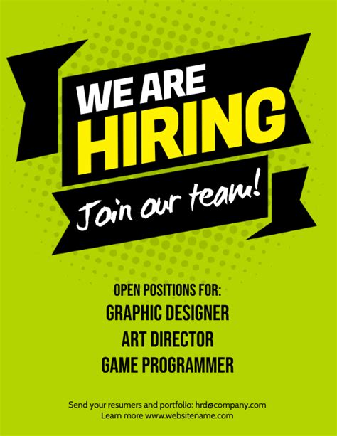We Are Hiring Template In Word Format
