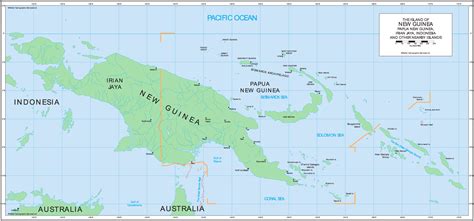 Papua New Guinea Political Map Vrogue Co