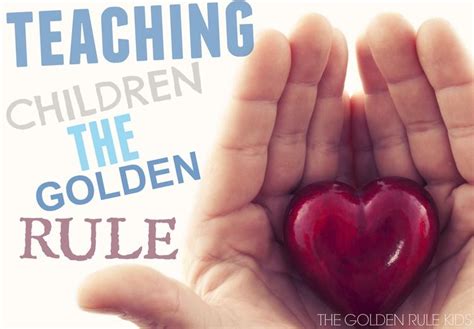 Teaching Children The Golden Rule Teaching Kids Teaching Practical