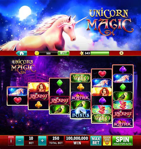 Unicorn Magic Slot Machine On Behance