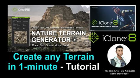 Create Your Own Terrain Nature Terrain Generator Iclone Tutorial