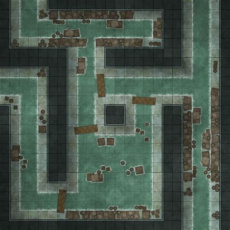 Battlemap Sewers Random Encounter Maps By Ronindude Dungeon Maps