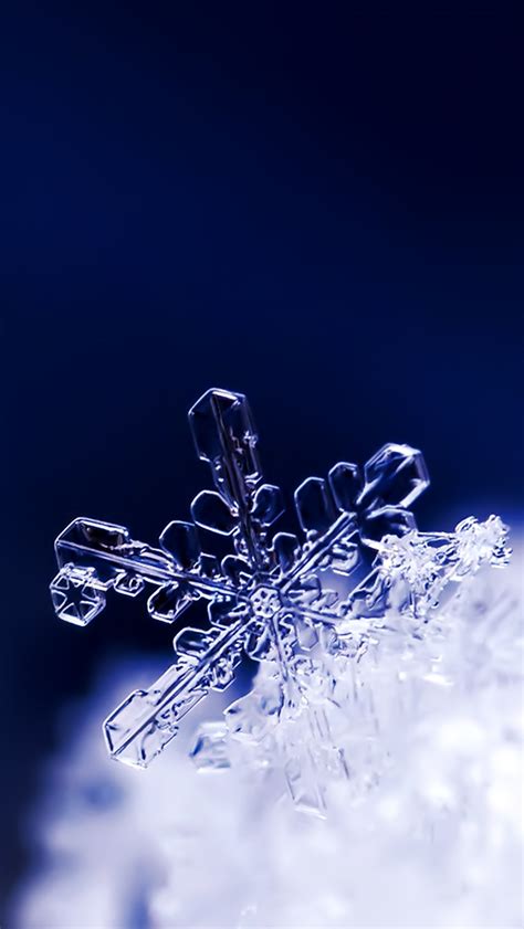 Crystal Snowflake The Iphone Wallpapers