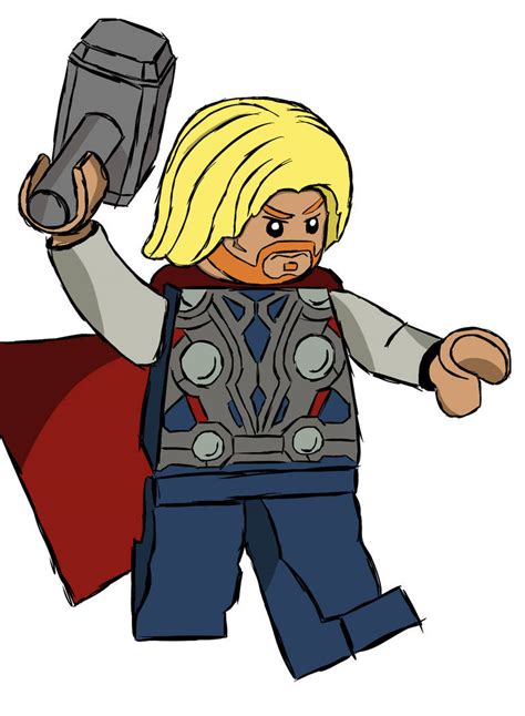 Follow the simple instructions and in no time you've created a great looking cartoon car drawing. Thor Cartoon Drawing | Free download on ClipArtMag