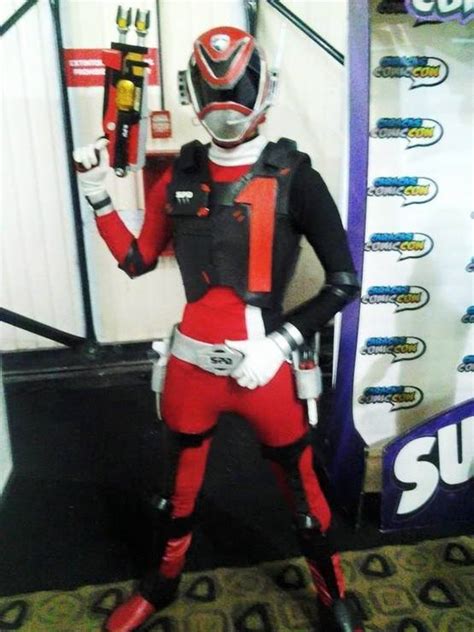 Spd Red Ranger Mode Swat Darkchin Dekared Cosplay Photo Cure