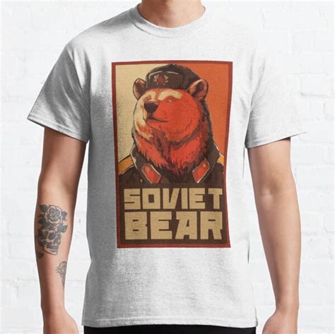 Soviet Bear T Shirt By Pixeldagger Redbubble