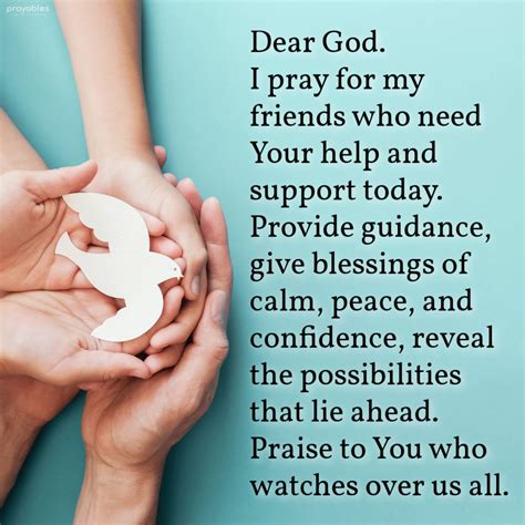 Prayer For Friends Prayables
