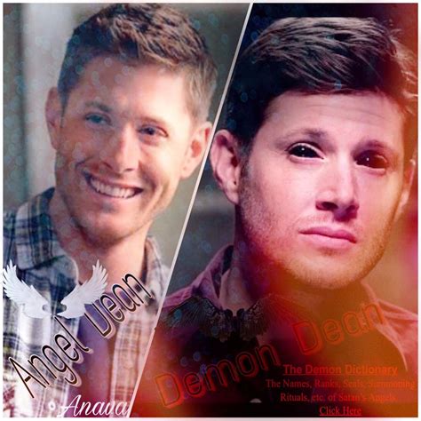 Dean Winchester Angel And Demon Supernatural Amino
