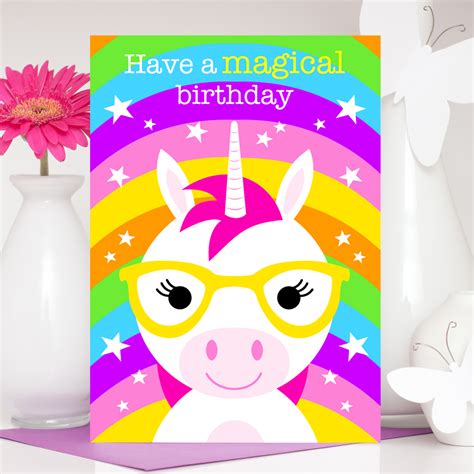 These free birthday cards to print are perfect for kids to color and take to friend birthday parties or to send to grandparents! Unicorn Birthday Card - Ursula The Unicorn | Colour Their Day