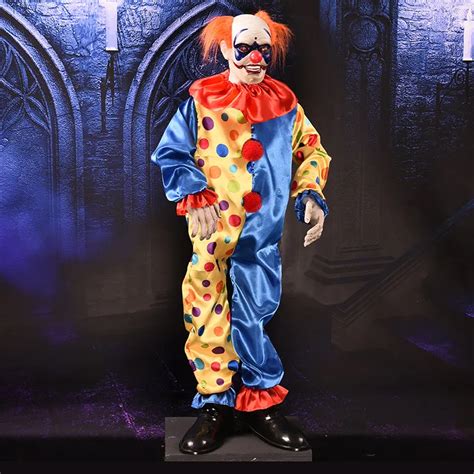 Haunted House Scary Clown Haloween Creepy Props Party Horror Scary