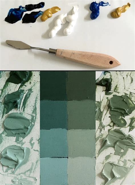 What Colors Make Green Oil Painting Basics Oil Painting Lessons Oil
