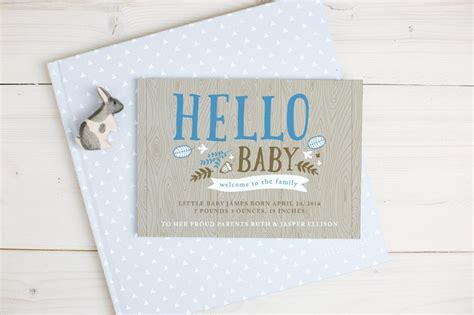 Birth Announcement Cards For Your Baby A Life Of Lovely