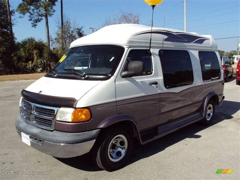 1999 Bright White Dodge Ram Van 1500 Passenger Conversion 25063335