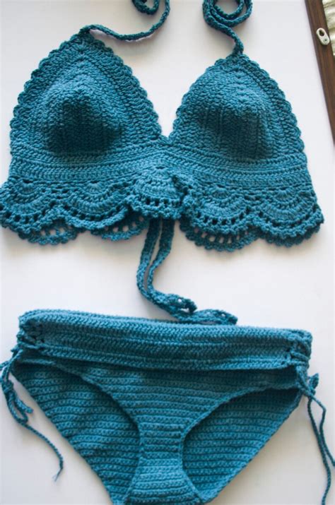 Teal Crochet Bikini Bikinis Crochet Bikini Bikini Swimsuits My Xxx
