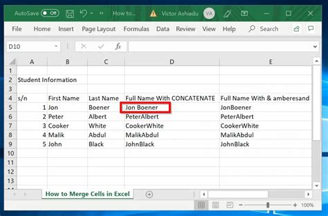 How To Merge Cells In Excel In 2 Easy Ways Itechguides
