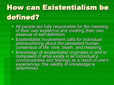 Existentialism A Philosophy