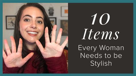 10 Items Every Woman Should Have In Her Closet Youtube