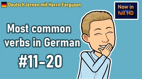 The Most Common Verbs In German 11 20 A1a2 Beginner Learn