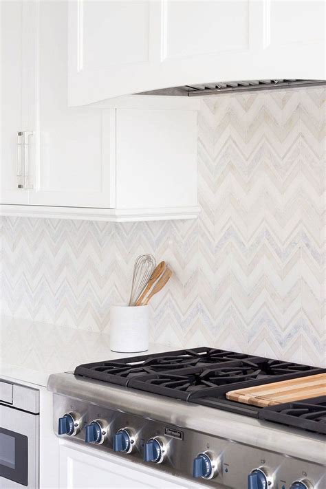 112 Chevron Backsplash Zig Zag Stunning Chevron Pattern