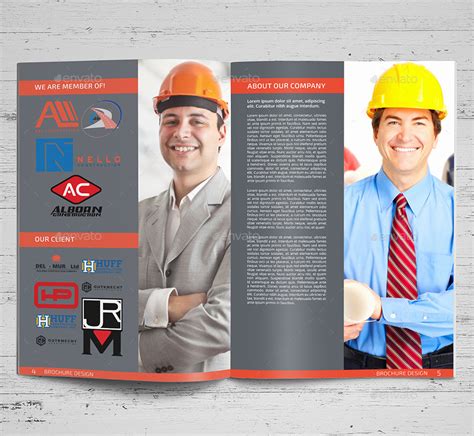 Construction Brochure Templates Print Templates Graphicriver