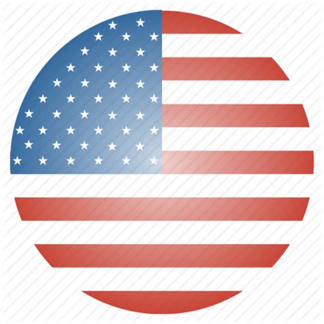 American Flag Circle Png Free Logo Image
