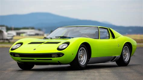 This Lime Green Lamborghini Miura Is Up For Auction