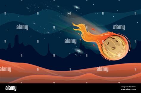 Comet In Stock Vector Images Alamy