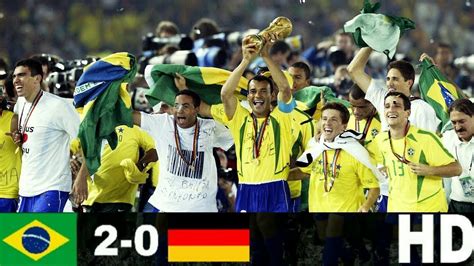 Brazil 2 0 Germany 2002 World Cup Final Highlights Full Hd Youtube