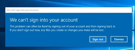 How To Fix We Cant Sign Into Your Account Error On Windows 10