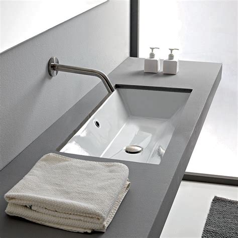 Enjoy free shipping & browse our great selection of bathroom sinks, vessel sinks, console sinks and more! Rectangular White Ceramic Undermount Sink in 2021 ...