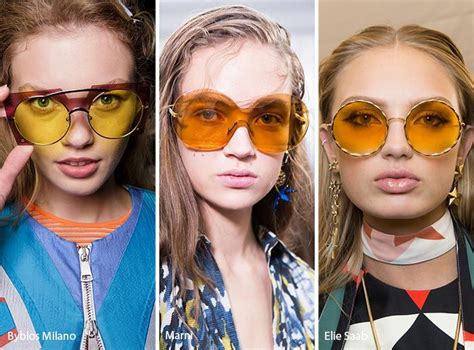 2017 Ilkbahar Yaz Gunes Gozlugu Trendleri 22 Eyewear Trends Yellow