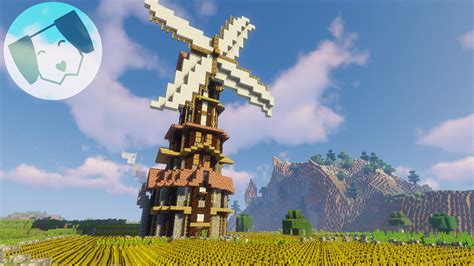 Windmill And Farm Time Lapse Minecraft Map