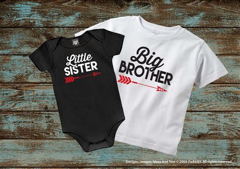 Little Sister Big Brother Matching Shirts Matching Sibling | Etsy | Matching sibling shirts ...